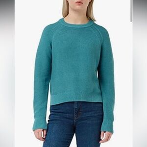 French Connection Teal Waffle Knit Sweater